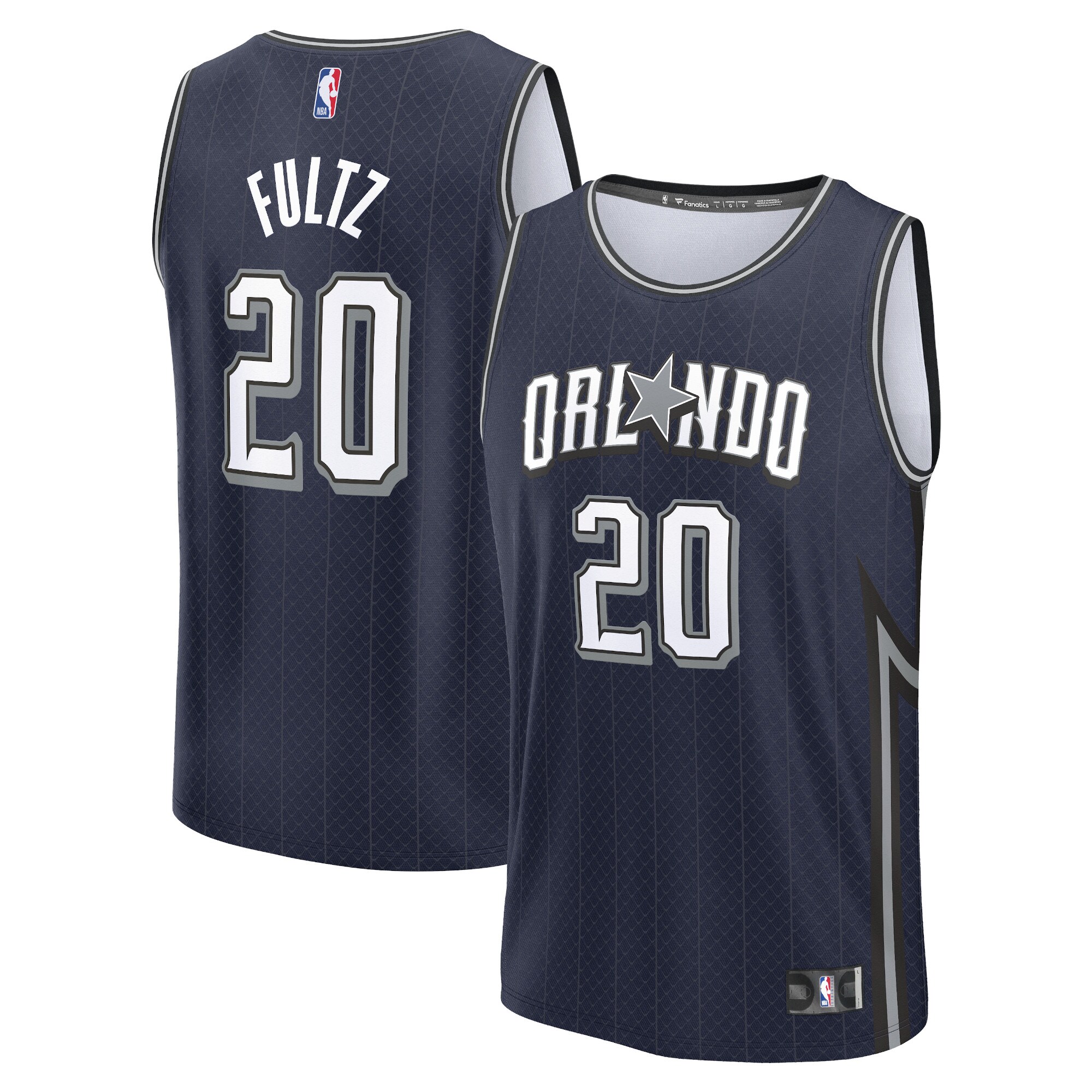 Markelle Fultz Orlando Magic Fanatics Fast Break Basketball Jersey - Navy - City Edition