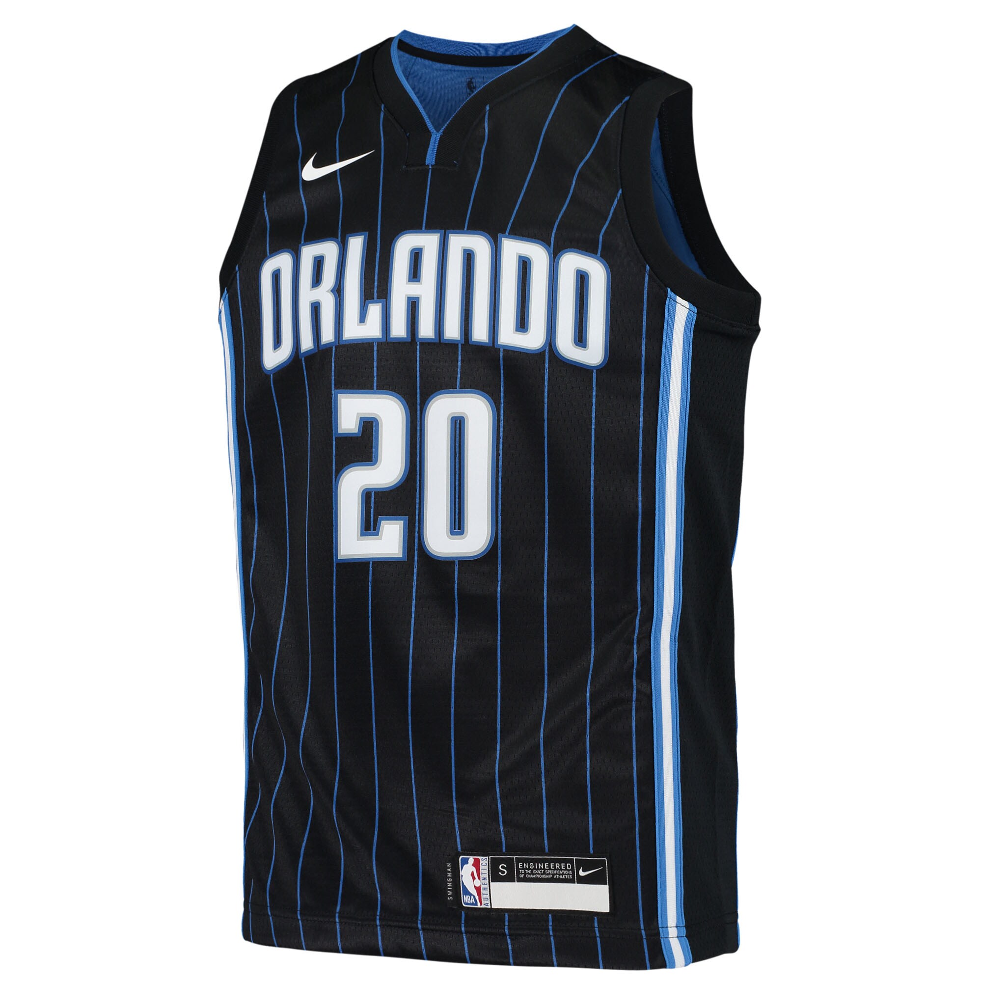 Alternative view of Markelle Fultz Orlando Magic Youth Swingman Basketball Jersey - Icon Edition - Black