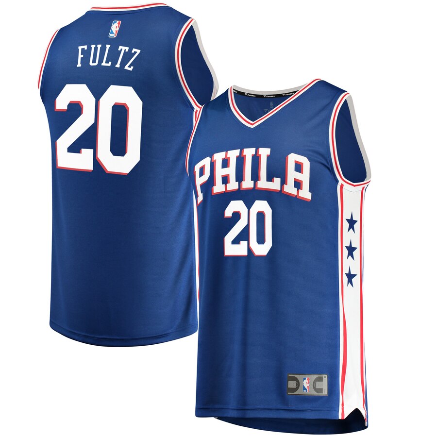 Markelle Fultz Philadelphia 76ers Fanatics Branded Fast Break Player Replica Basketball Jersey Royal - Icon Edition