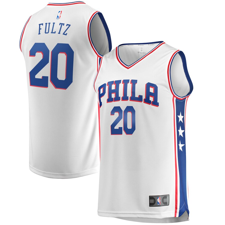 Markelle Fultz Philadelphia 76ers Fanatics Branded Fast Break Replica Basketball Jersey White - Association Edition