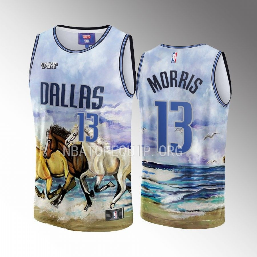 Markieff Morris 13 Dallas Mavericks NBA & KidSuper Studios Unisex Hometown Basketball Jersey - JS115 
