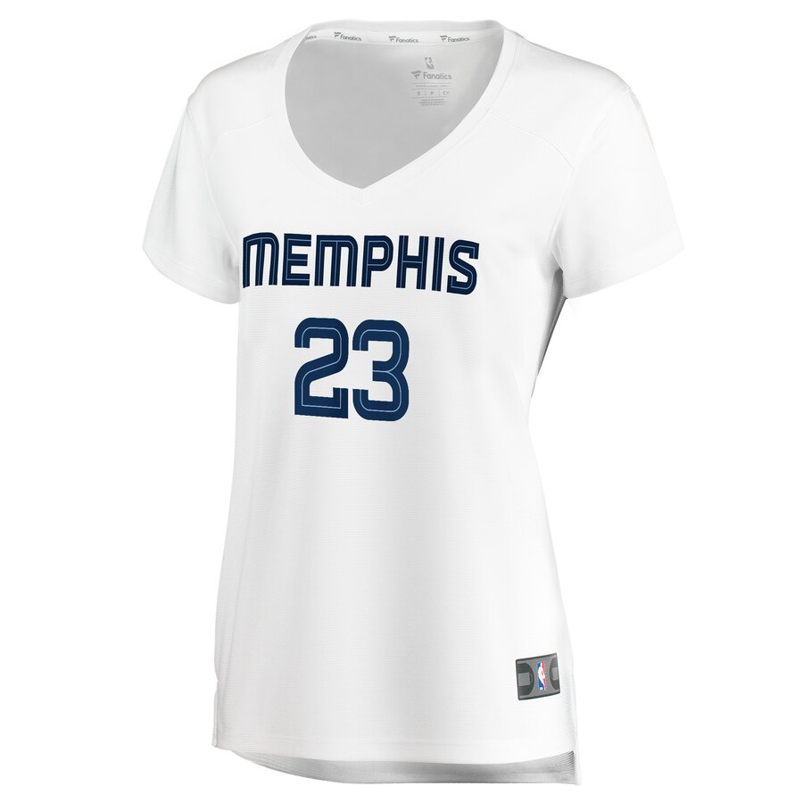 Alternative view of Marko Guduric Memphis Grizzlies Fanatics Branded Women's Fast Break Player Basketball Jersey - Association Edition - White