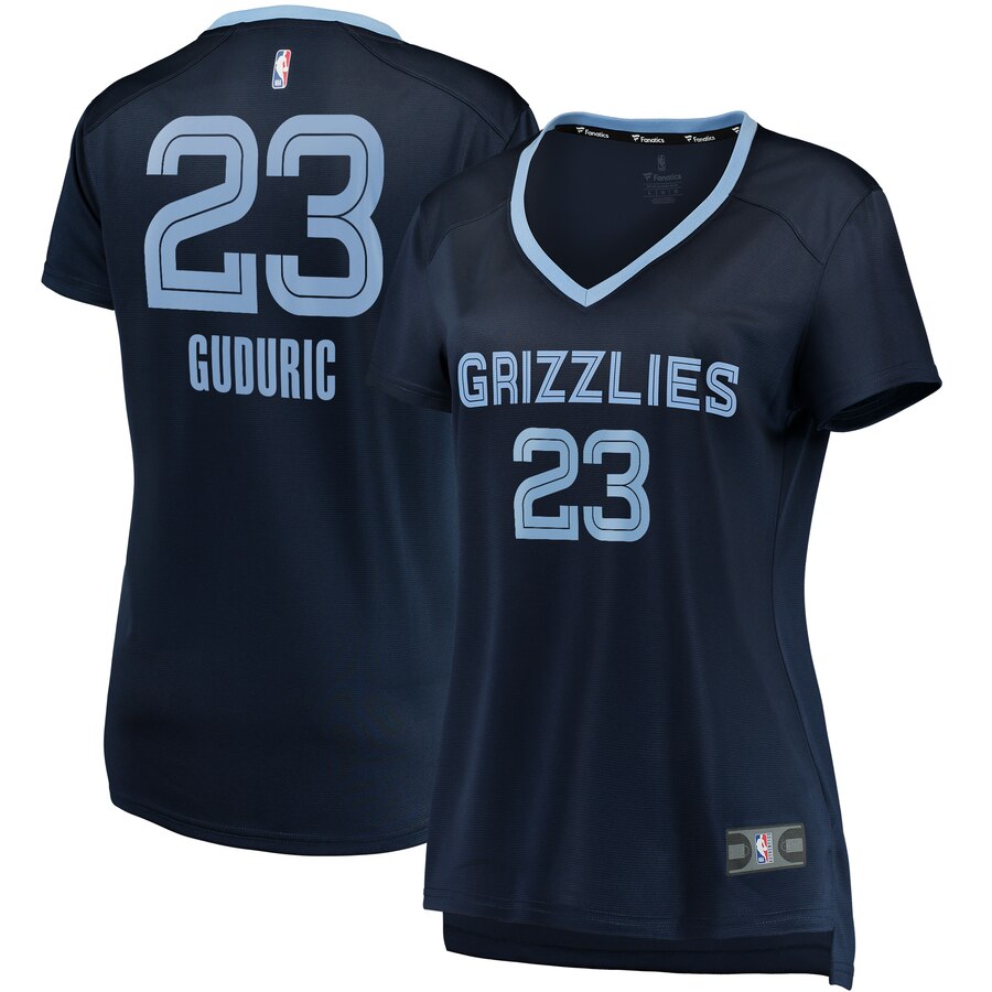 Marko Guduric Memphis Grizzlies Fanatics Branded Women's Fast Break Player Basketball Jersey - Icon Edition - Navy