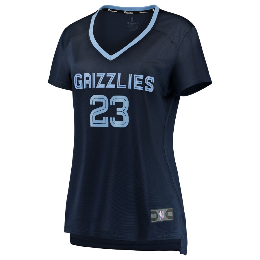 Alternative view of Marko Guduric Memphis Grizzlies Fanatics Branded Women's Fast Break Player Basketball Jersey - Icon Edition - Navy