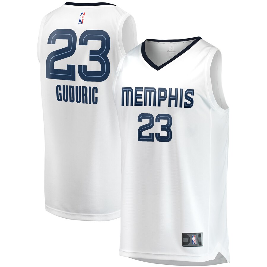Marko Guduric Memphis Grizzlies Fanatics Branded Youth Fast Break Player Basketball Jersey - Association Edition - White