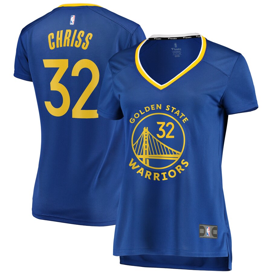 Marquese Chriss Golden State Warriors Fanatics Branded Women's Fast Break Player Basketball Jersey - Icon Edition - Royal