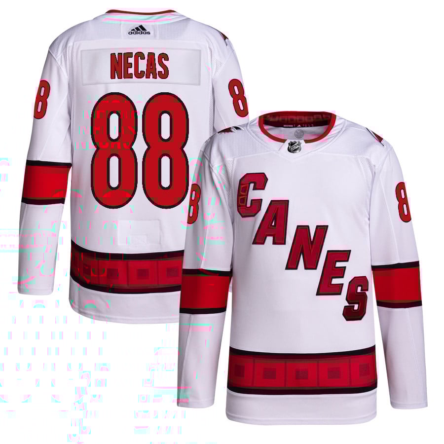 Martin Necas 88 Carolina Hurricanes Away Primegreen Hockey Jersey - Men, White - JS248 