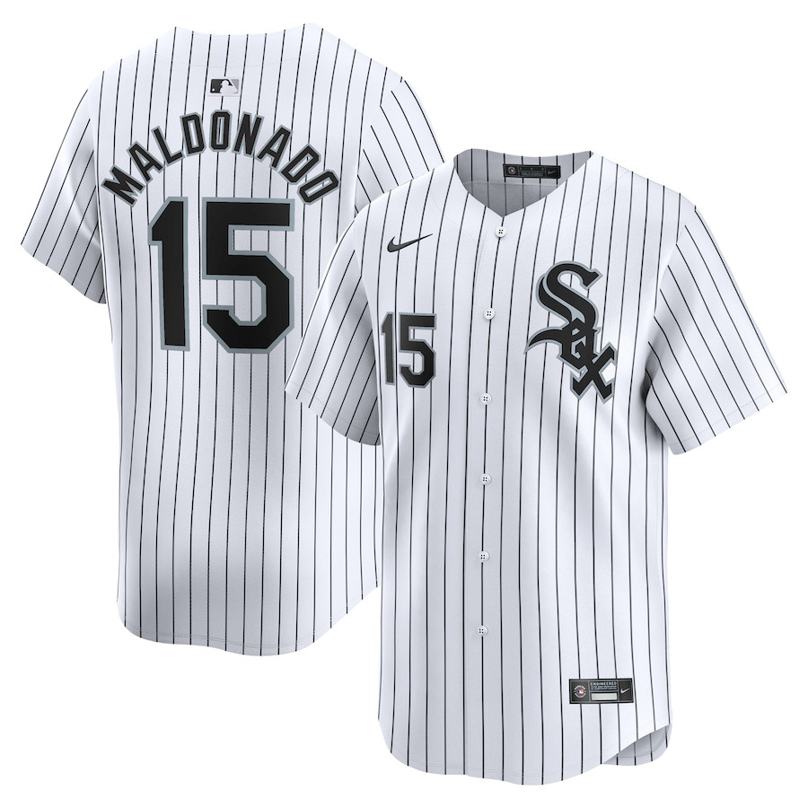 Martín Maldonado 15 Chicago White Sox Home Limited Men Jersey - White