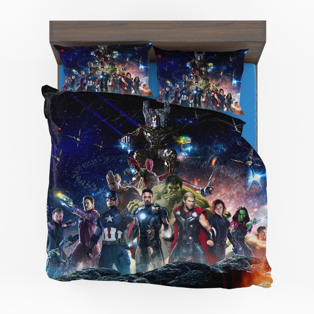 Marvel Avengers Infinity War Super Heroes Bedding Set - Custom Bedding Set