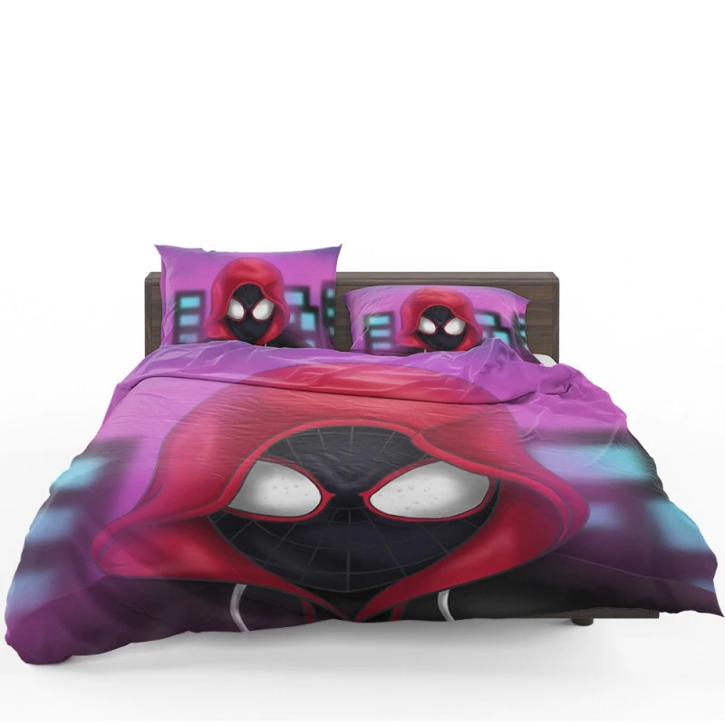 Marvel Cinematic Universe Miles Morales Comics Movie Bedding Set - Custom Bedding Set