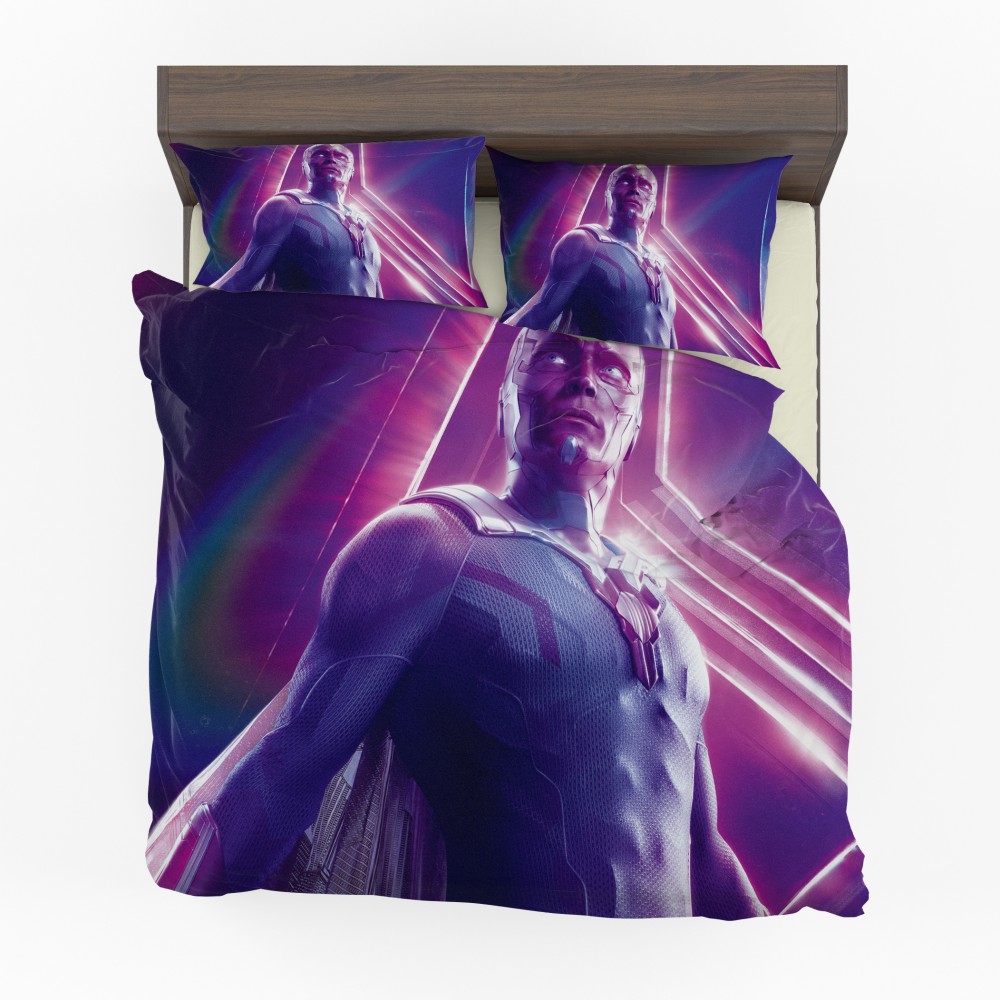 Marvel Comics Vision Paul Bettany Infinity War Bedding Set - Custom Bedding Set