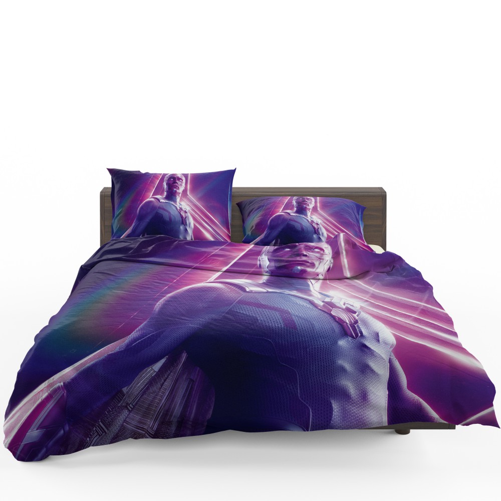 Alternative view of Marvel Comics Vision Paul Bettany Infinity War Bedding Set - Custom Bedding Set