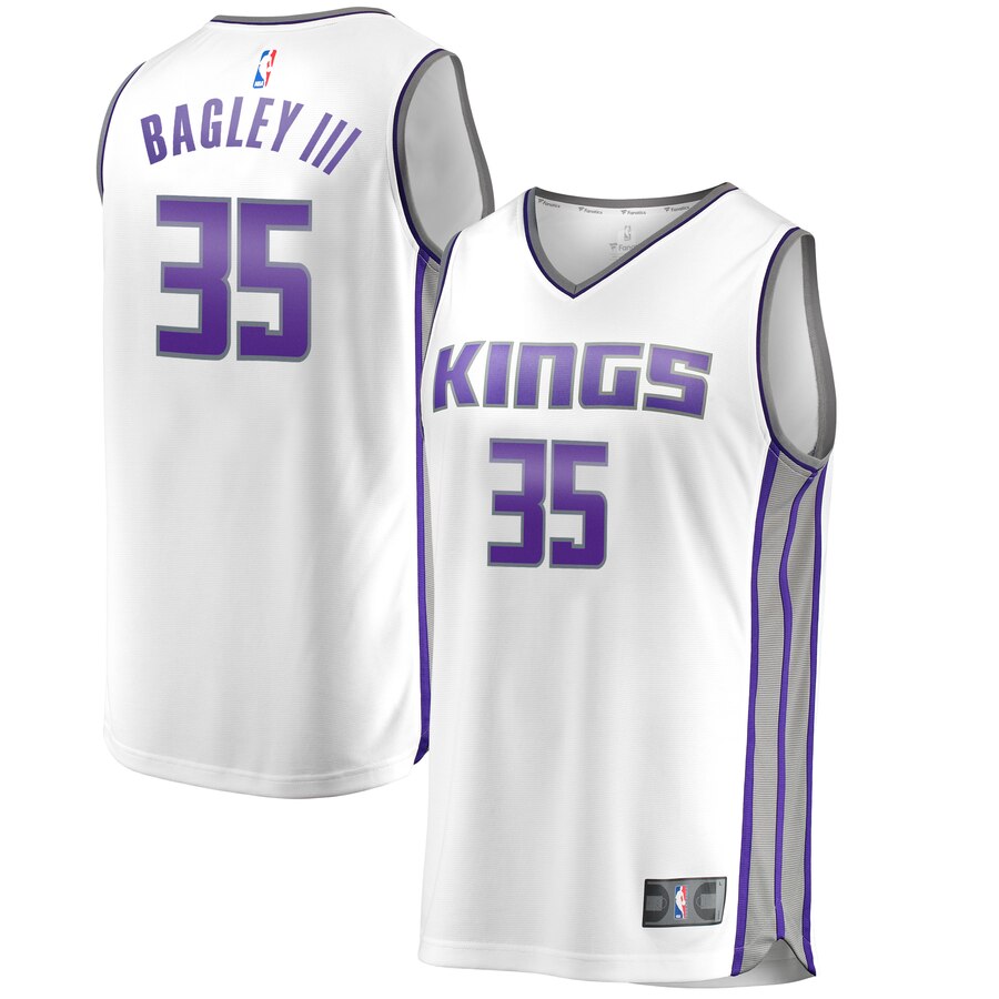 Marvin Bagley Iii Sacramento Kings Fanatics Branded Fast Break Basketball Jersey - Association Edition - White