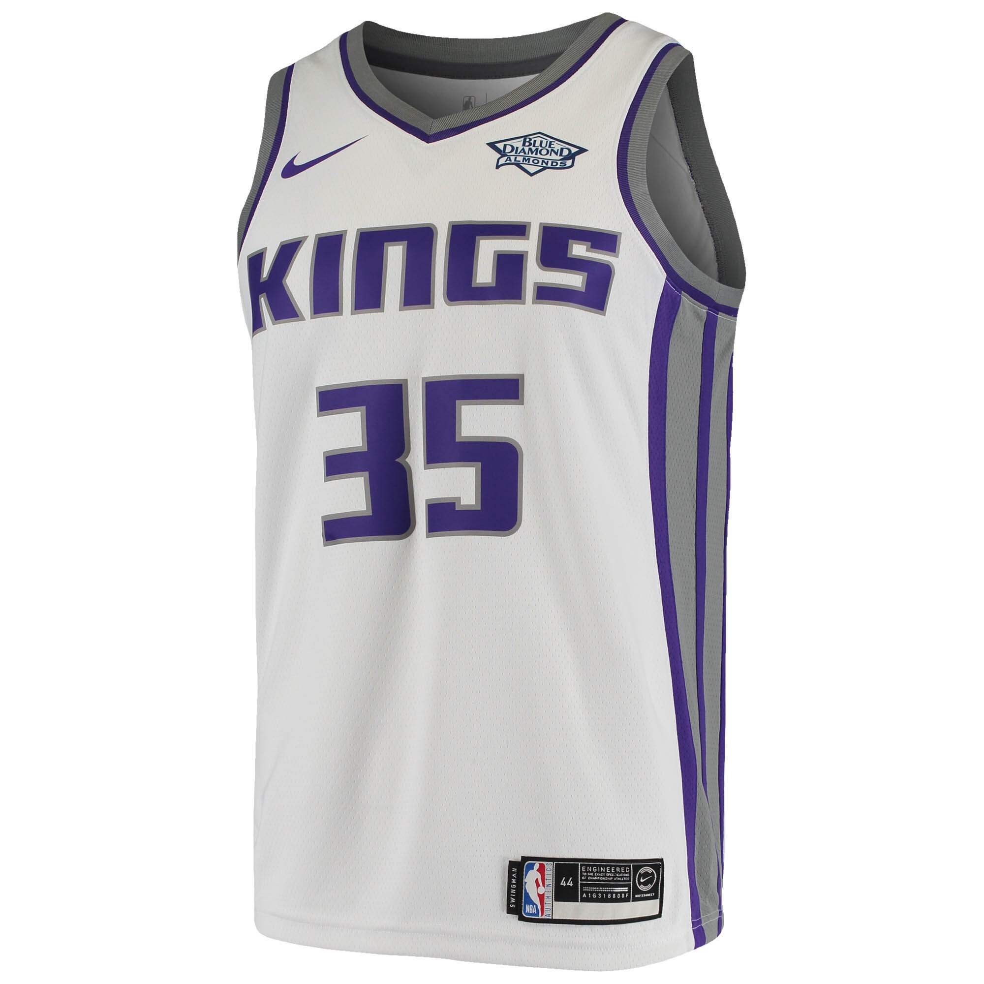 Alternative view of Marvin Bagley Iii Sacramento Kings Swingman Player Basketball Jersey - Association Edition - White
