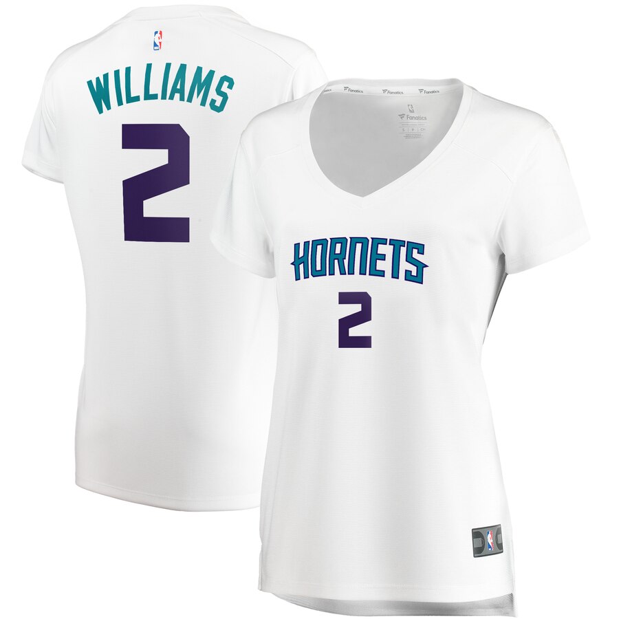 Marvin Williams Charlotte Hornets Fanatics Branded Women's Fast Break Replica Player Basketball Jersey - Association Edition - White