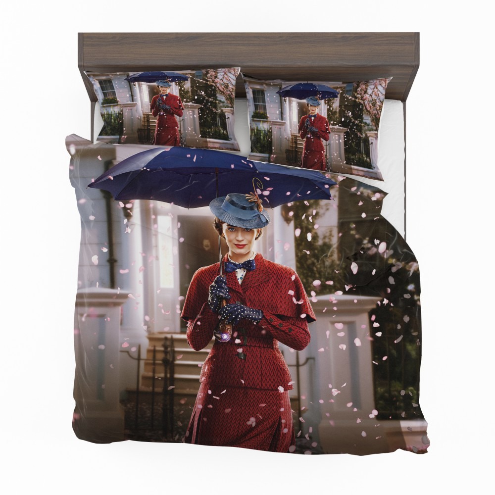 Alternative view of Mary Poppins Returns Movie Emily Blunt Bedding Set - Custom Bedding Set
