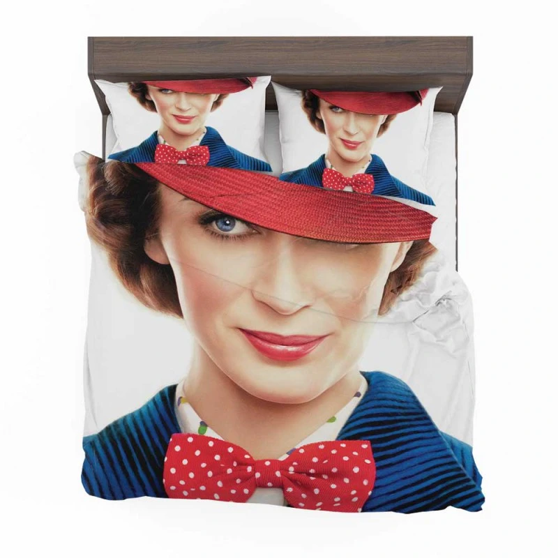 Alternative view of Mary Poppins Returns Movie Emily Blunt Mary Poppins Bedding Set - Custom Bedding Set