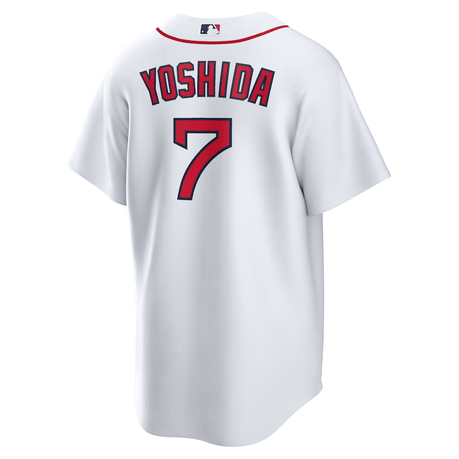 Alternative view of Masataka Yoshida 7 Boston Red Sox Home Men Baseball Jersey - White