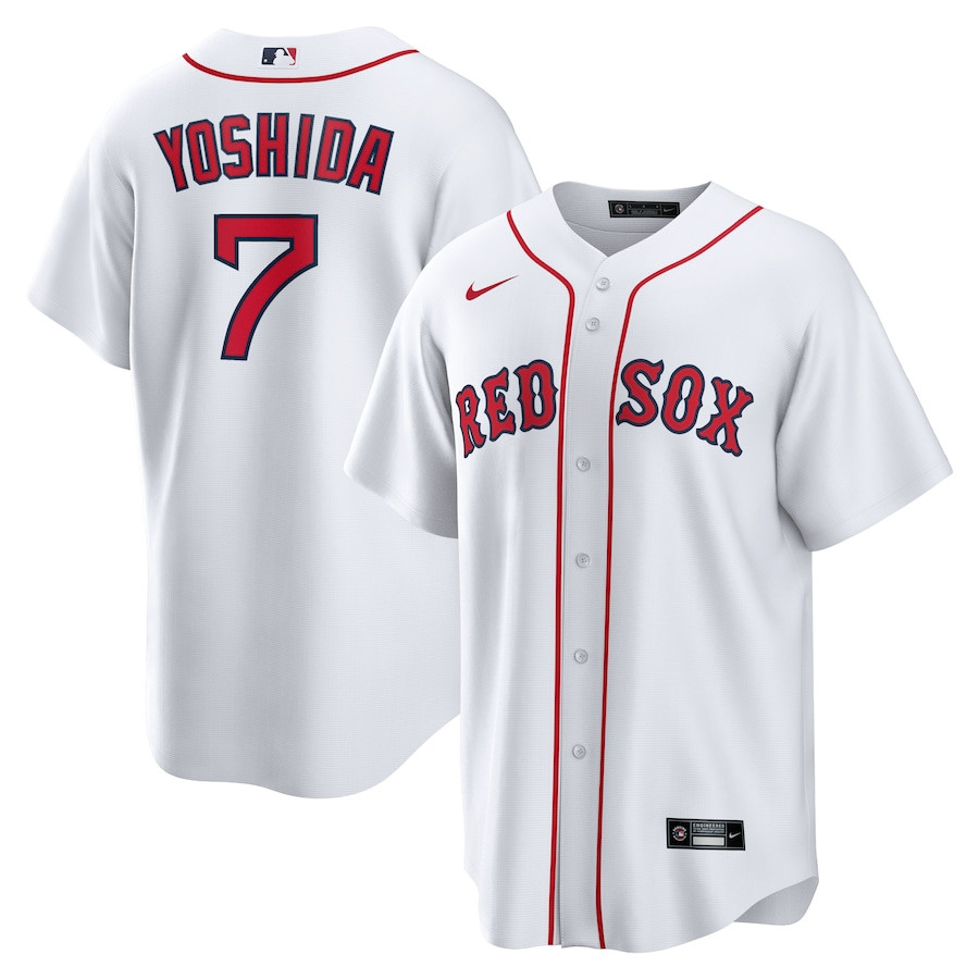 Masataka Yoshida 7 Boston Red Sox Player Men Jersey - White