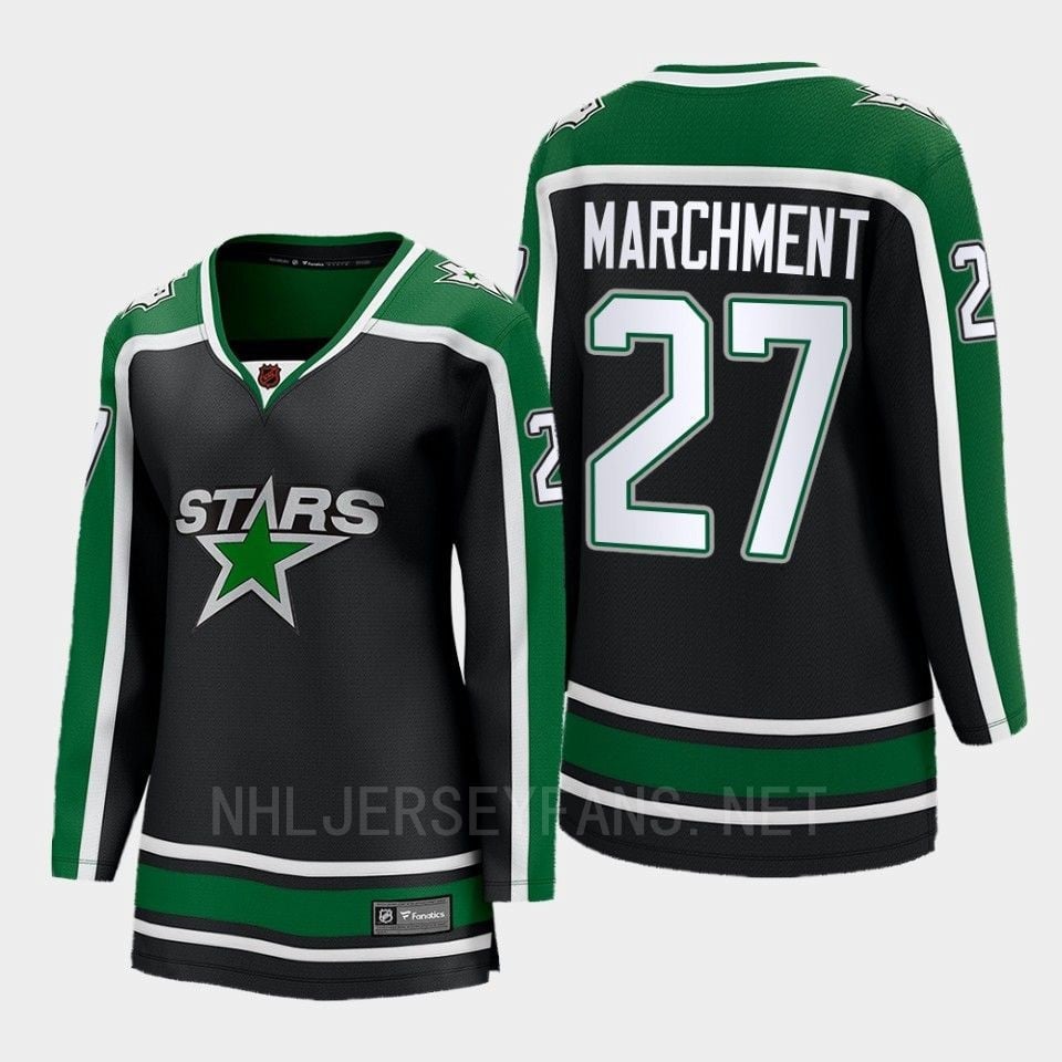 Mason Marchment 27 Dallas Stars 2022 Special Edition 2.0 Women Breakaway Player Retro Hockey Jersey Black - JS477 