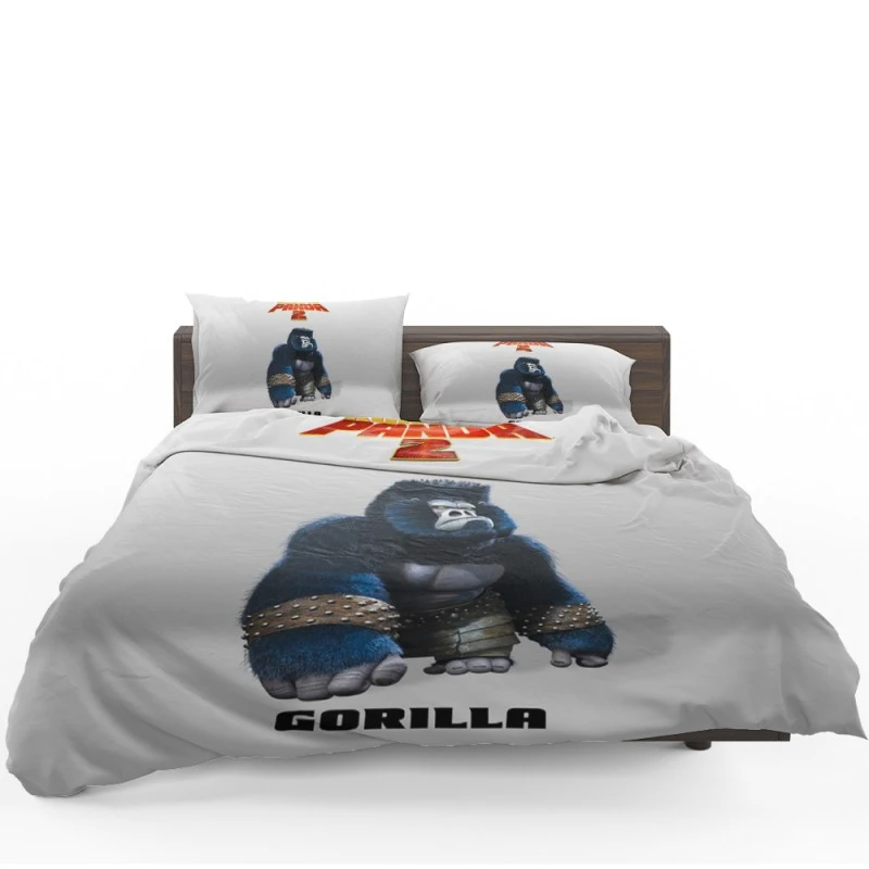 Master Gorilla In Kung Fu Panda 2 Movie Bedding Set - Custom Bedding Set