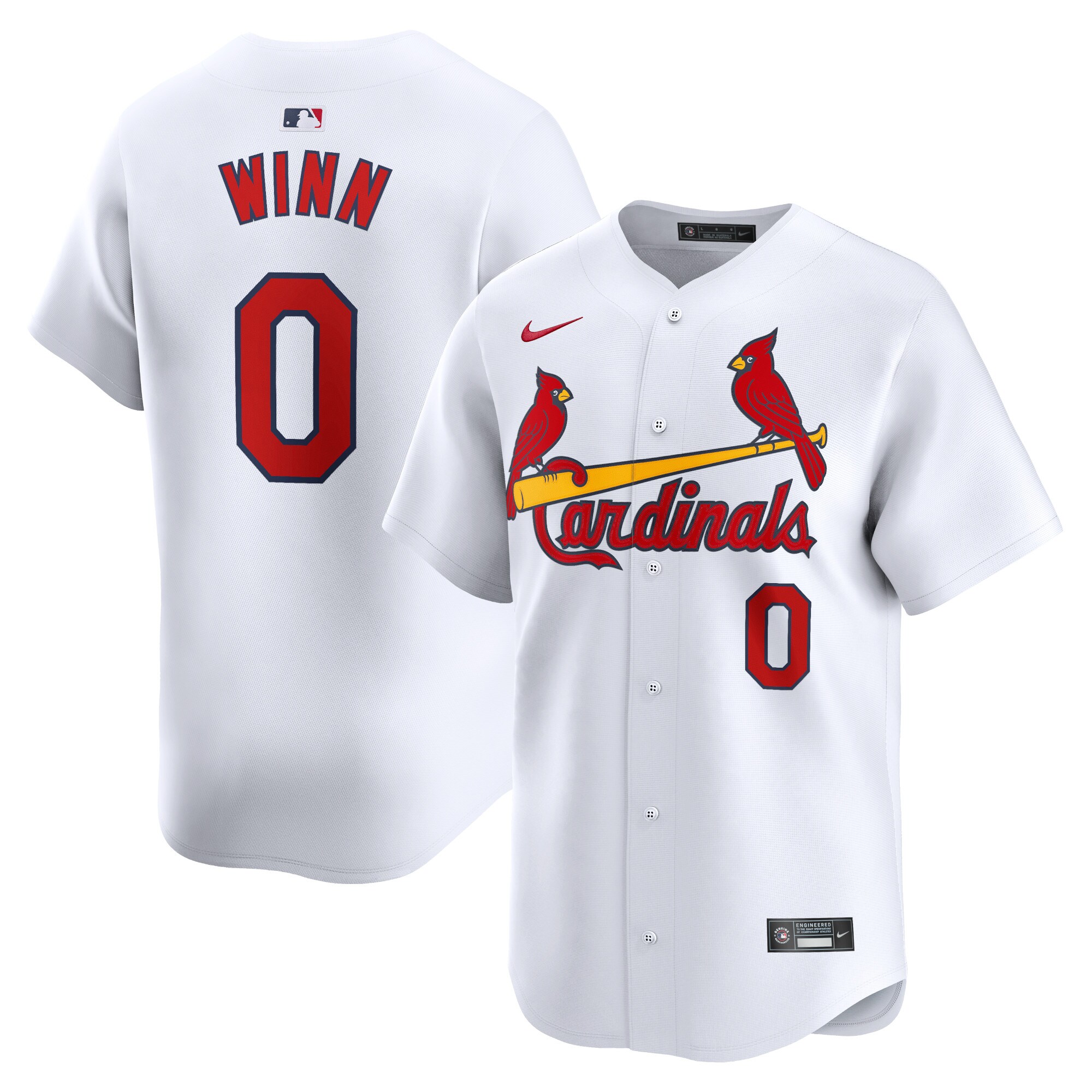Masyn Winn St. Louis Cardinals Home Limited Player Baseball Jersey - White