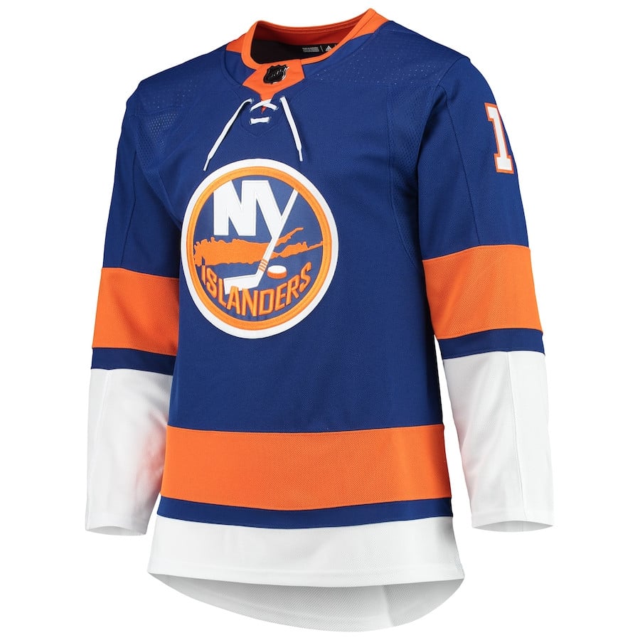 Alternative view of Mathew Barzal 13 New York Islanders Home Primegreen Men Hockey Jersey - Royal - JS852 