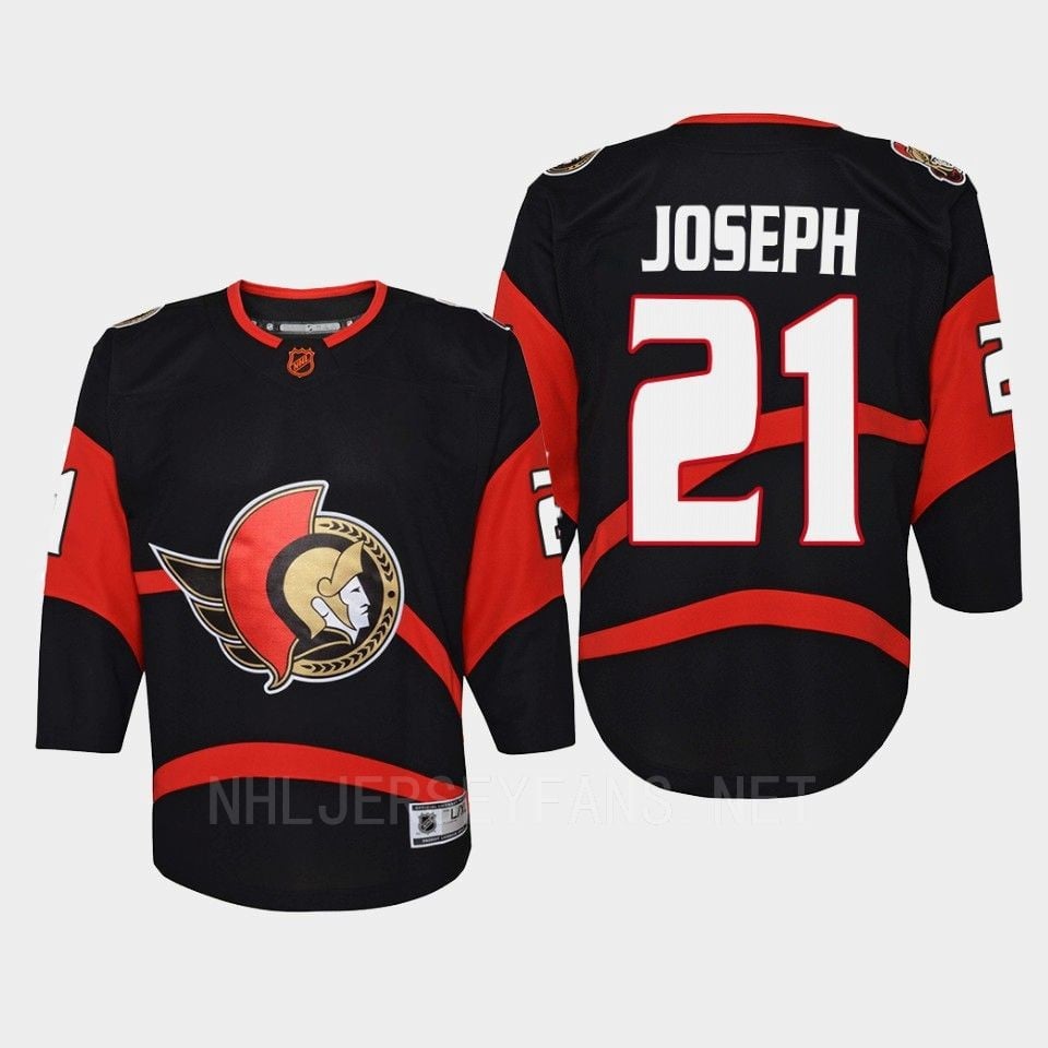 Mathieu Joseph 21 Ottawa Senators 2022 Special Edition 2.0 Retro Youth Hockey Jersey Black - JS813 