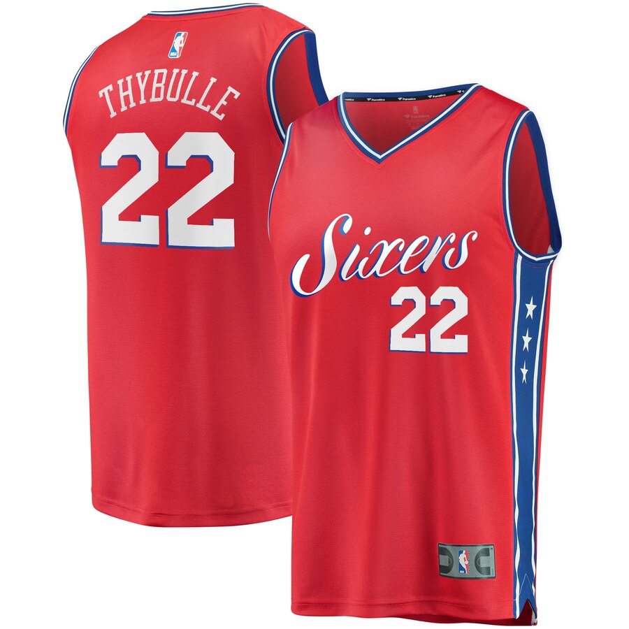 Matisse Thybulle Philadelphia 76ers Fanatics Branded Youth Fast Break Replica Player Basketball Jersey - Statement Edition - Red