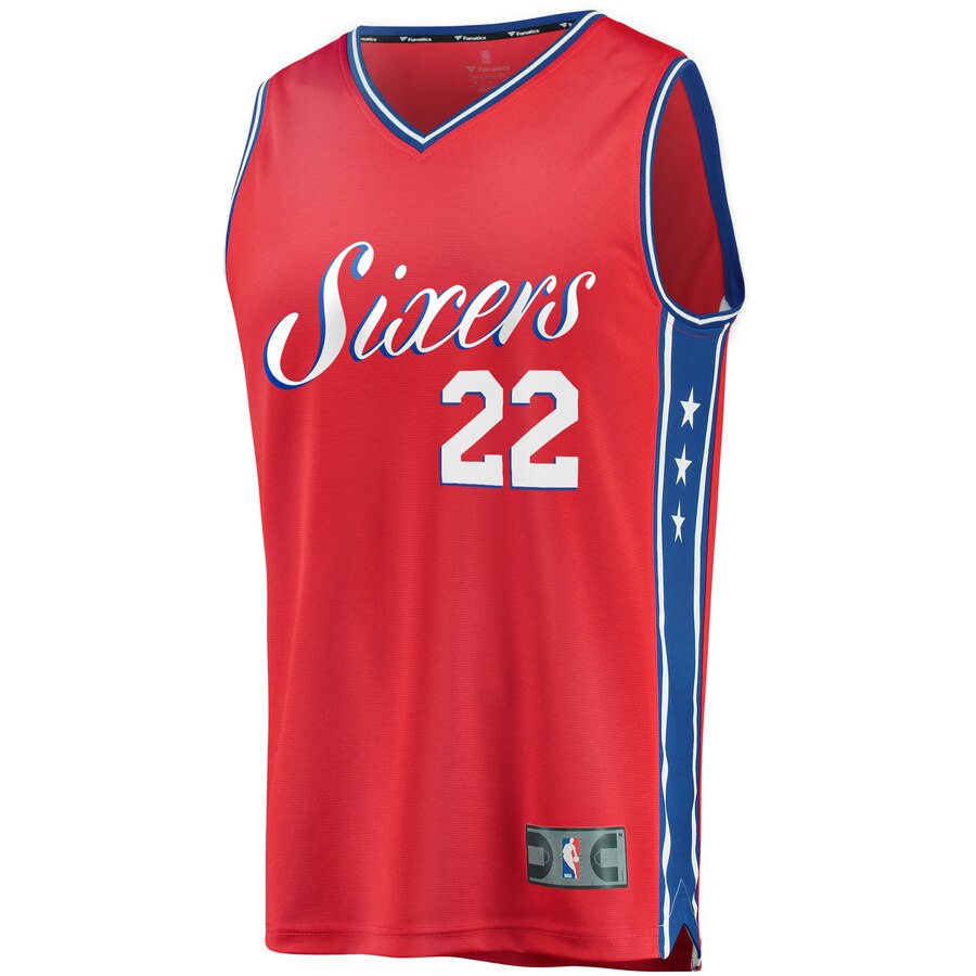 Alternative view of Matisse Thybulle Philadelphia 76ers Fanatics Branded Youth Fast Break Replica Player Basketball Jersey - Statement Edition - Red
