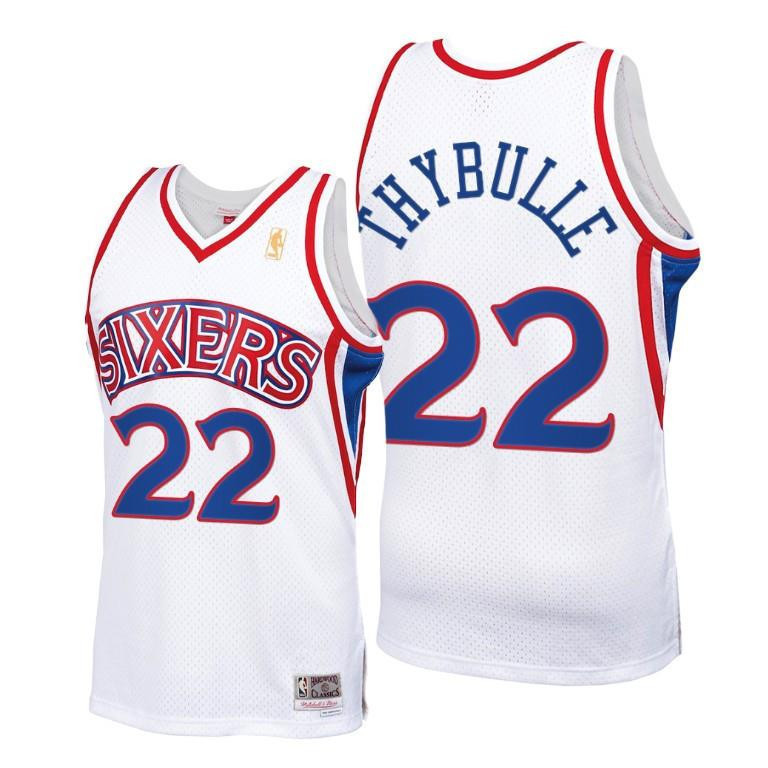 Matisse Thybulle Philadelphia 76ers White Throwback 90s Basketball Jersey HWC Swingman - Men Basketball Jersey - JS788 