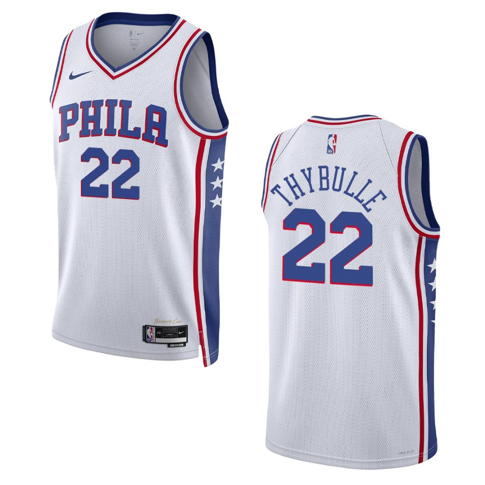 Matisse Thybulle White Association Edition 2022-23 Philadelphia 76ers Swingman Basketball Jersey