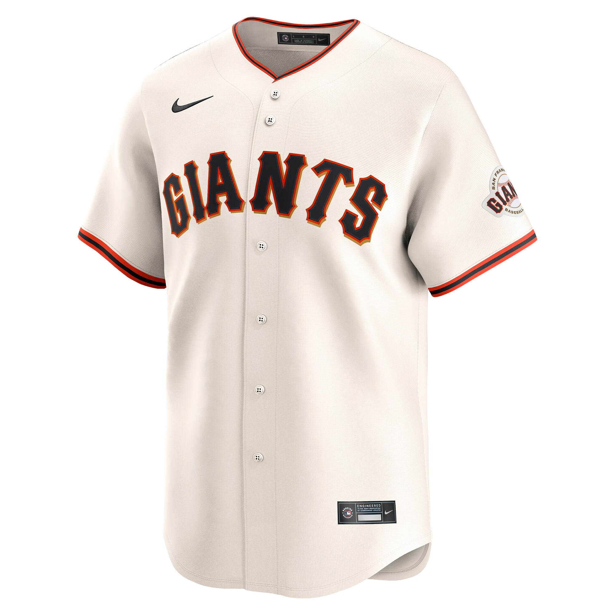 Alternative view of Matt Chapman San Francisco Giants Home Limited Player Baseball Jersey - Cream