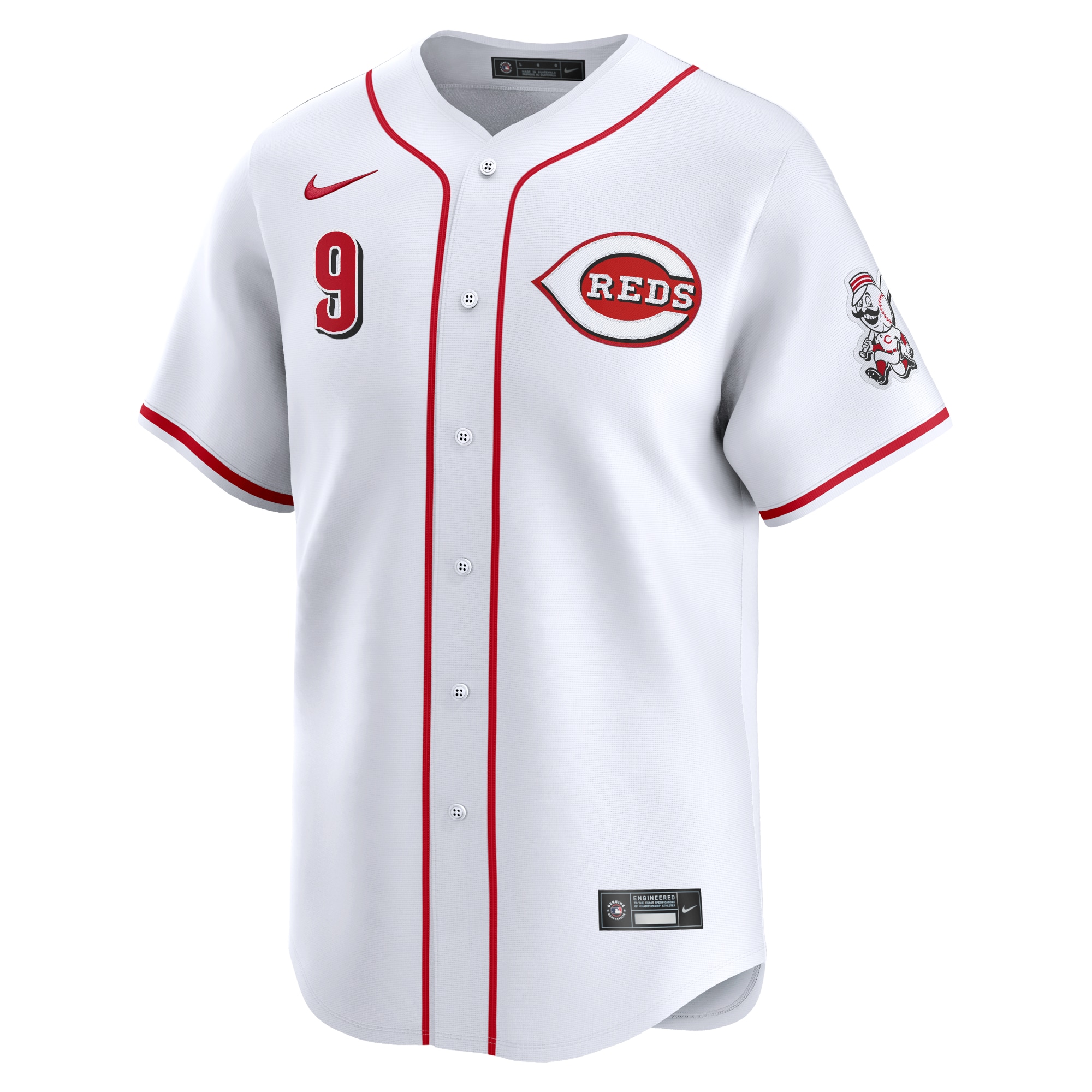 Alternative view of Matt Mclain Cincinnati Reds Home Limited Player Baseball Jersey - White