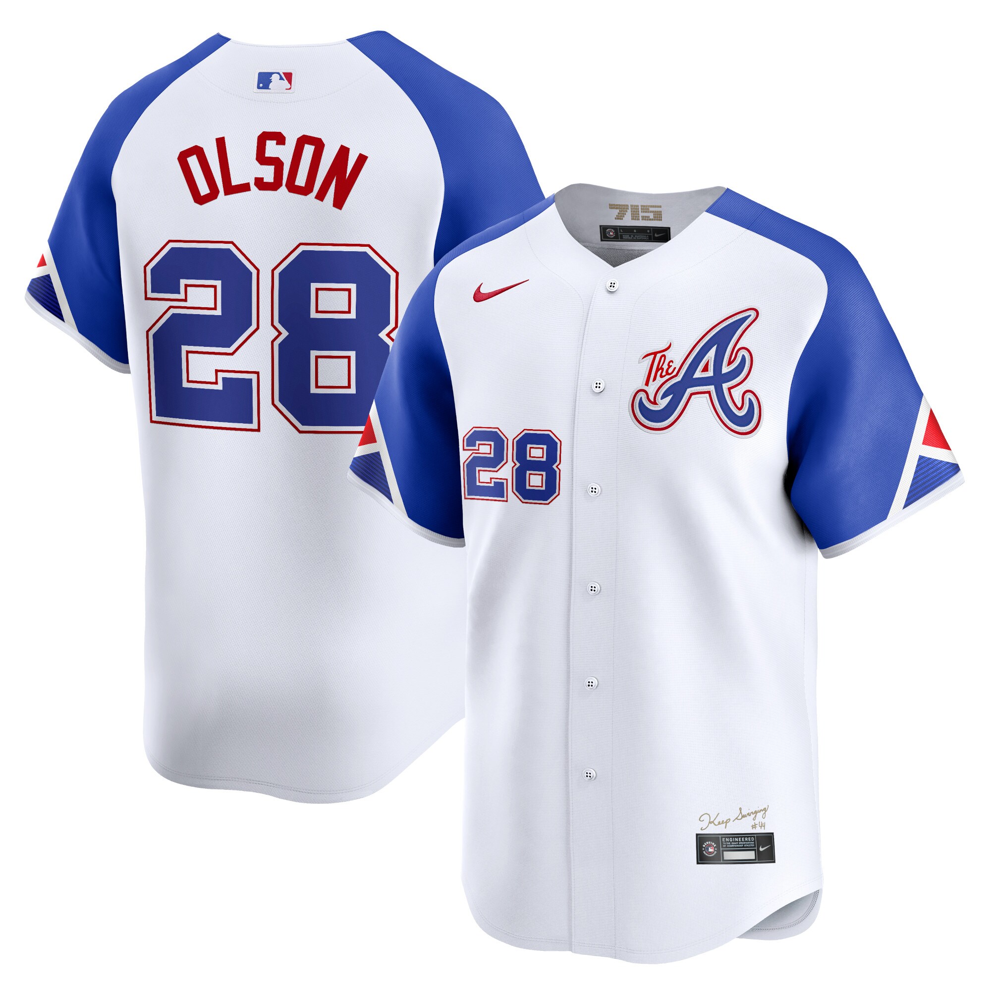 Matt Olson Atlanta Braves City Connect Limited Player Baseball Jersey - White