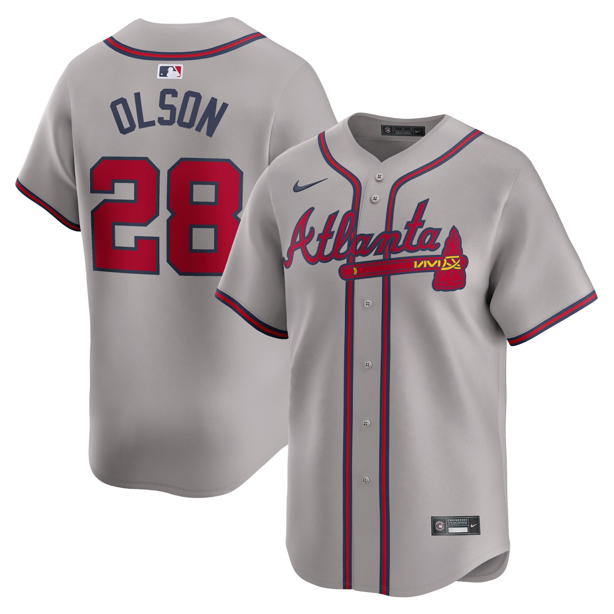 Matt Olson Atlanta Braves Home Limited Player Baseball Jersey - White