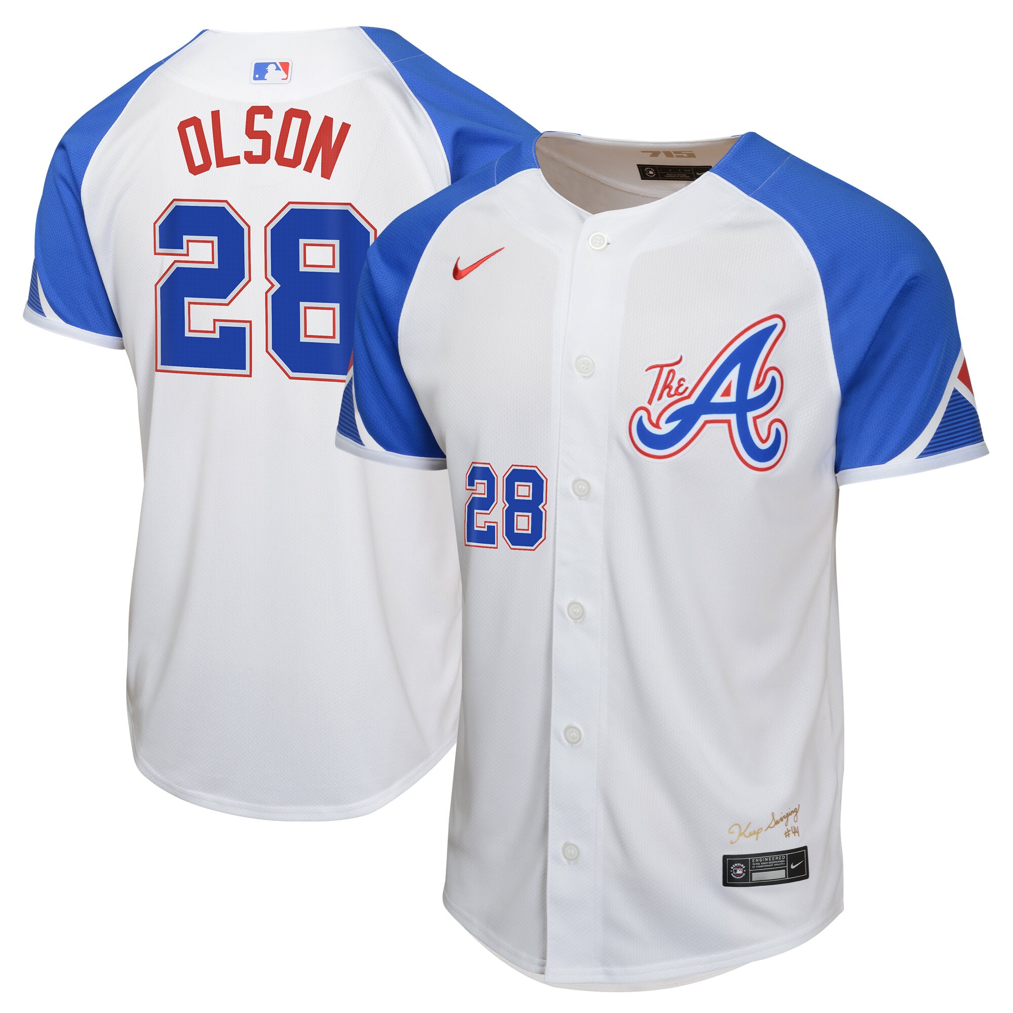 Matt Olson Atlanta Braves Youth City Connect Limited Player Baseball Jersey - White