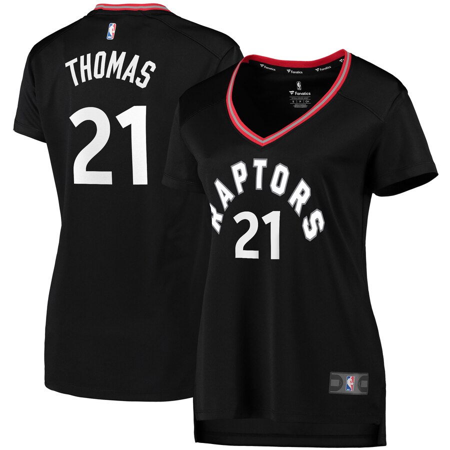 Matt Thomas Toronto Raptors Fanatics Branded Women's Fast Break Replica Player Basketball Jersey - Statement Edition - Black