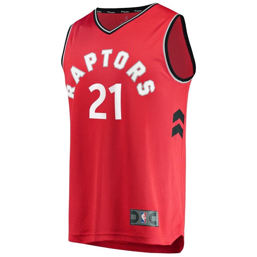 Alternative view of Matt Thomas Toronto Raptors Fanatics Branded Youth Fast Break Replica Player Basketball Jersey - Icon Edition - Red
