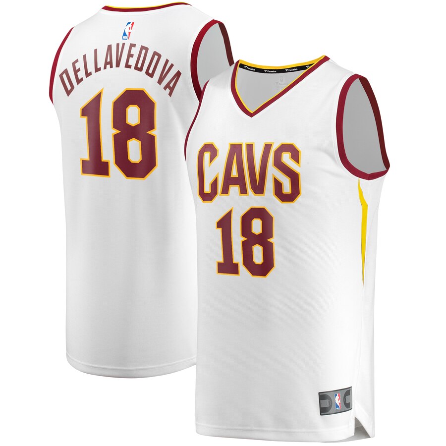 Matthew Dellavedova Cleveland Cavaliers Fanatics Branded Youth Fast Break Replica Player Basketball Jersey - Association Edition - White