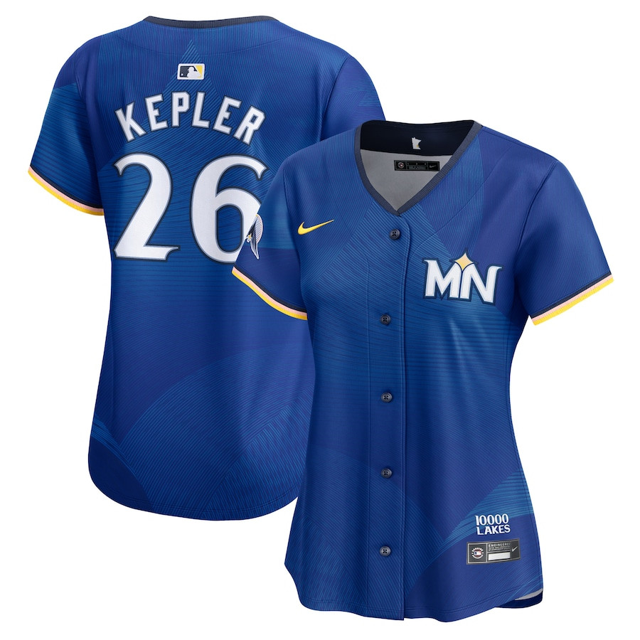Max Kepler 26 Minnesota Twins 2024 City Connect Limited Women Baseball Jersey - Royal 