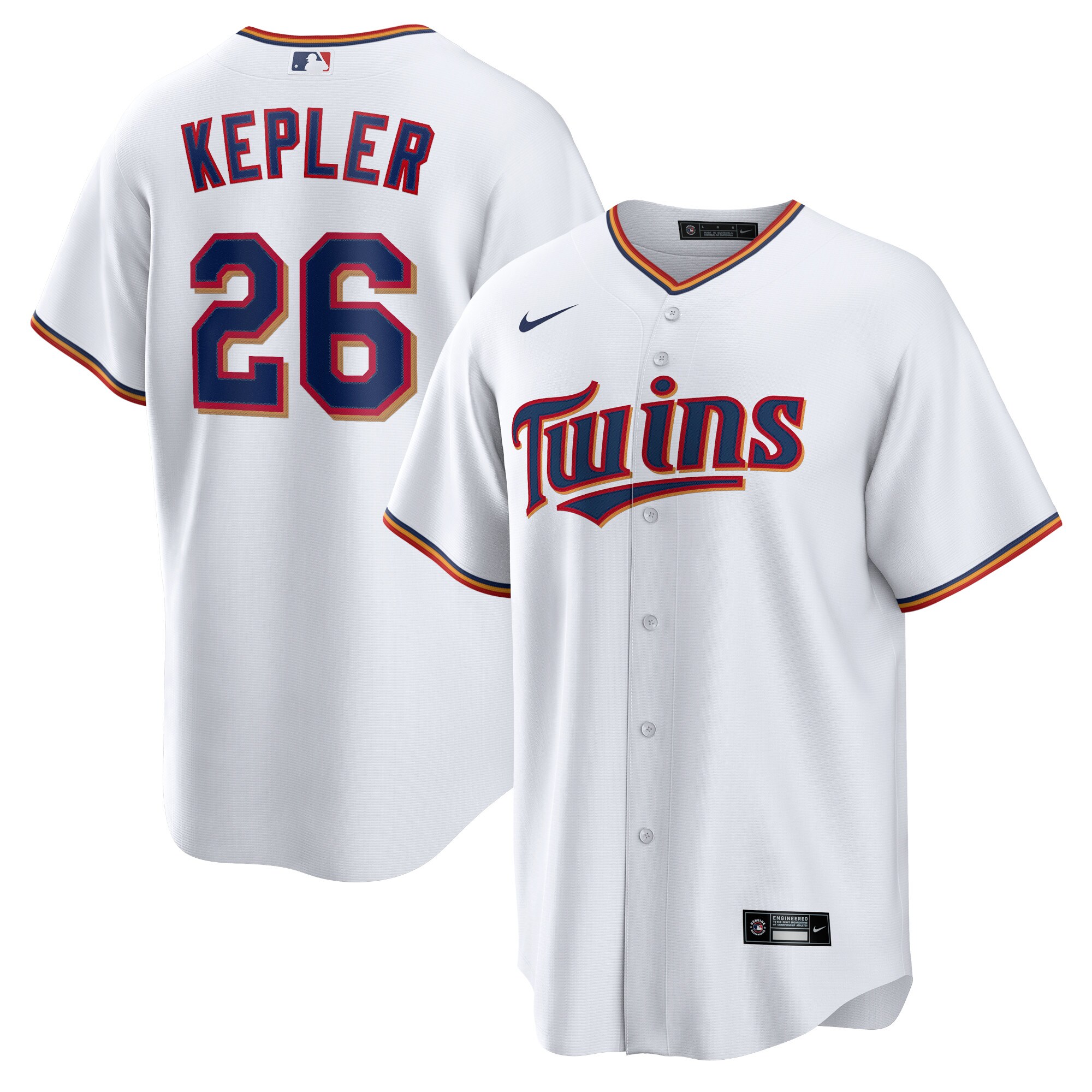 Max Kepler Minnesota Twins Home Replica Player Baseball Jersey - White