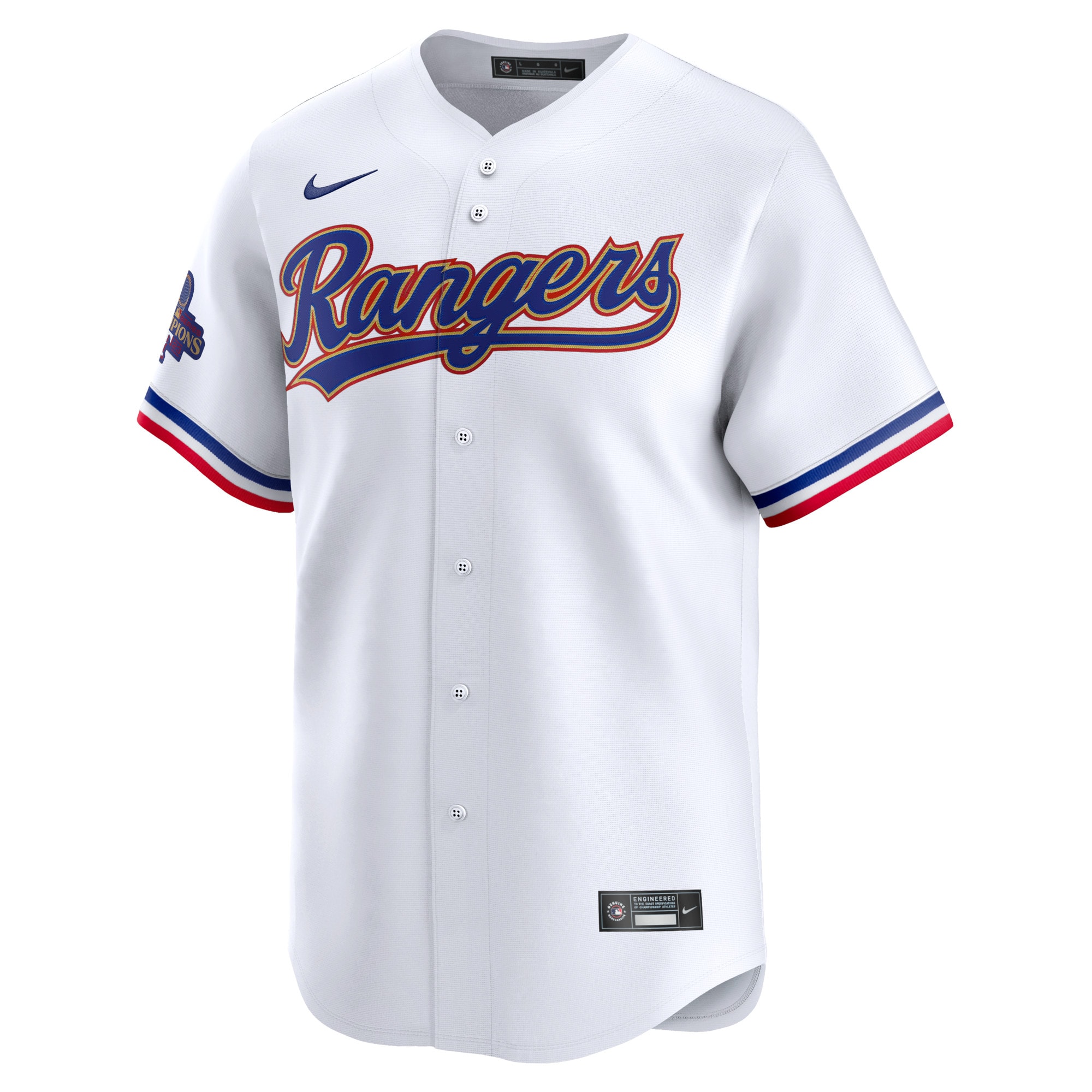 Alternative view of Max Scherzer Texas Rangers 2024 Gold Collection Limited Player JerseyÃƒâ€šÃ‚Â ÃƒÂ¢Ã¢â€šÂ¬Ã¢â‚¬Å“ White