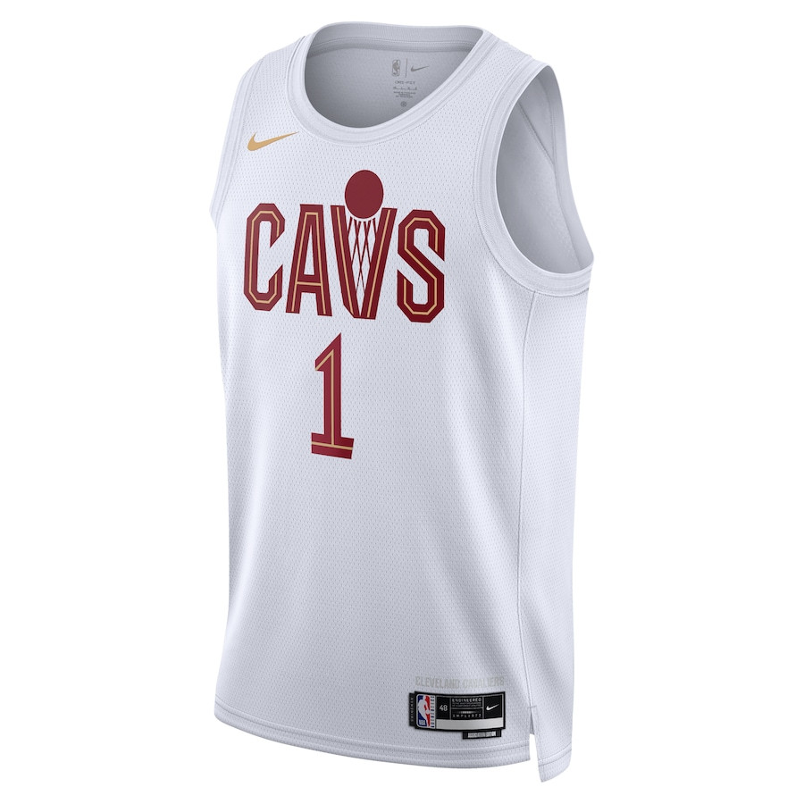 Alternative view of Max Strus 1 Cleveland Cavaliers Unisex Swingman Basketball Jersey - Association Edition - White - JS745