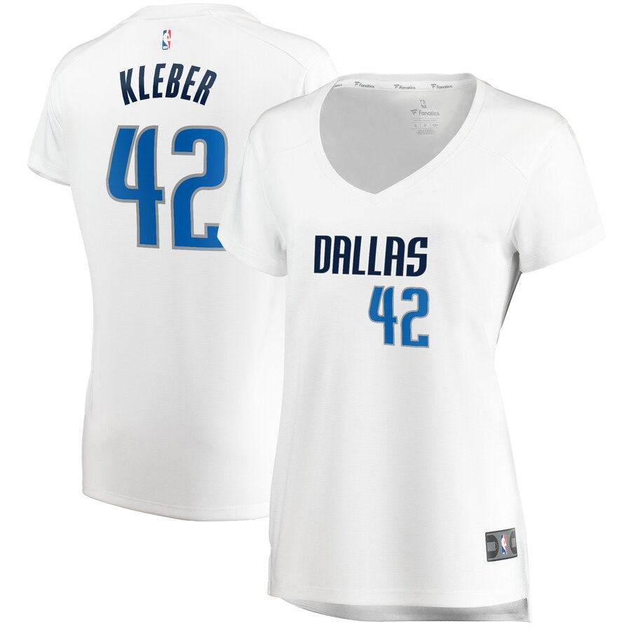 Maxi Kleber Dallas Mavericks Fanatics Branded Women's Fast Break Player Replica Basketball Jersey - Association Edition - White
