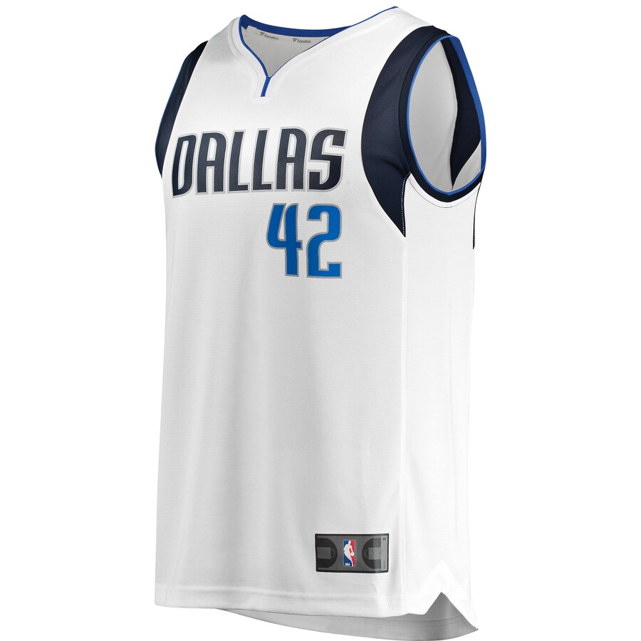 Alternative view of Maxi Kleber Dallas Mavericks Fanatics Branded Youth Fast Break Replica Player Basketball Jersey - Association Edition - White