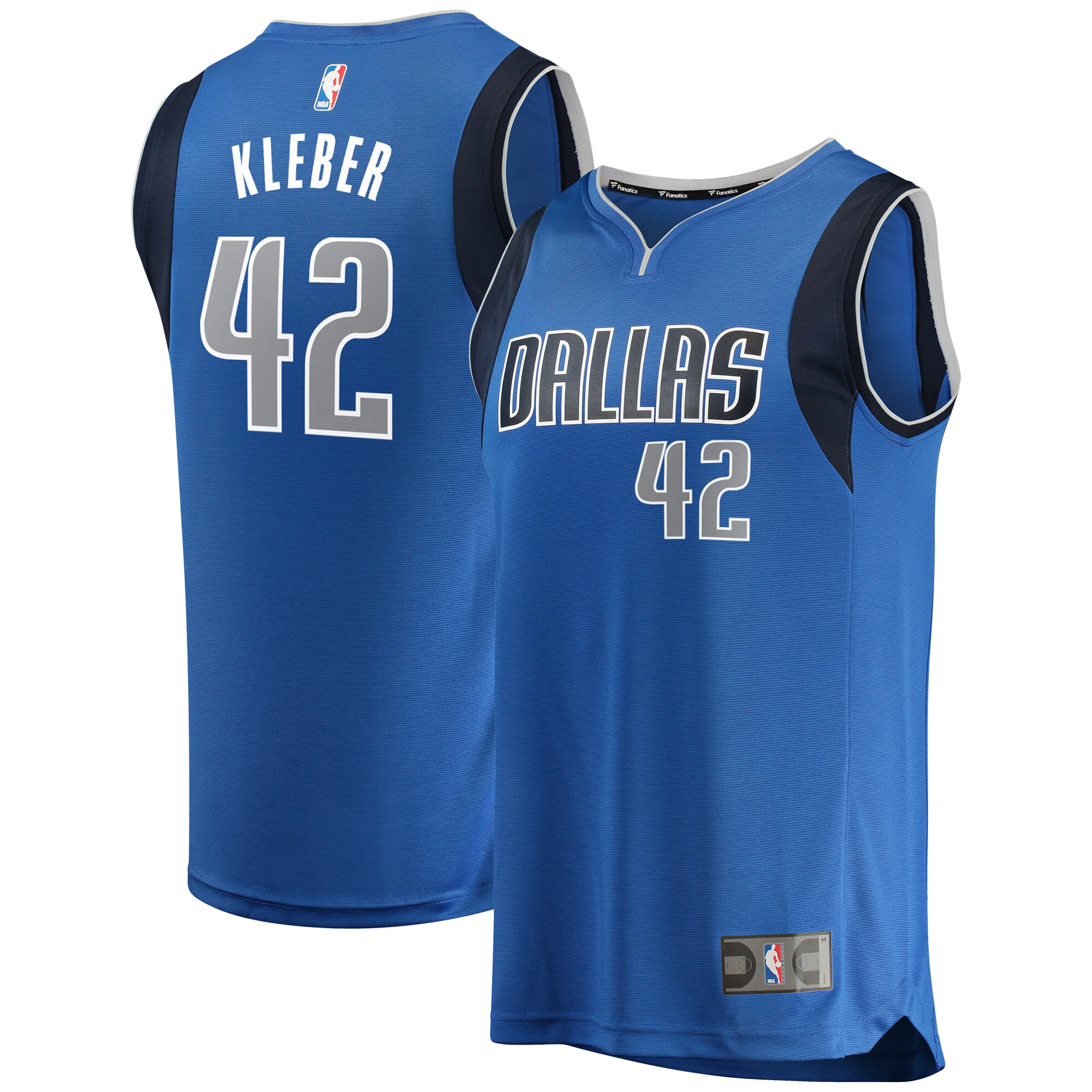 Maxi Kleber Dallas Mavericks Fanatics Fast Break Replica Team Color Player Basketball Jersey Blue - Icon Edition