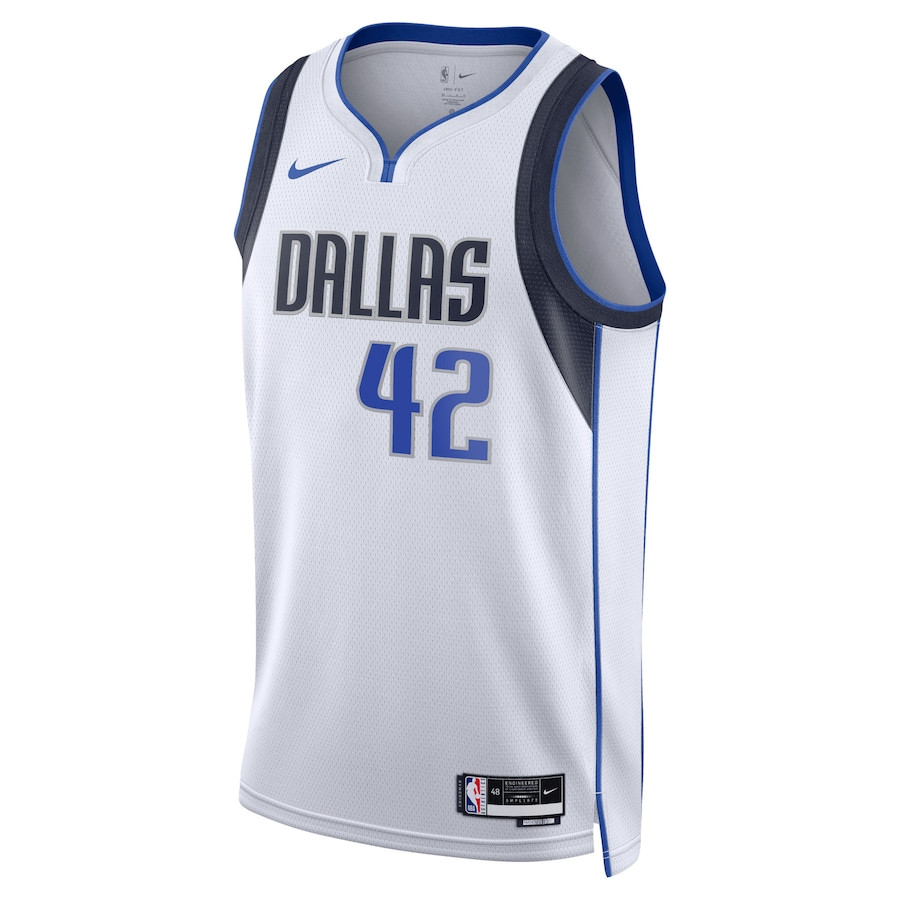 Alternative view of Maximillian Kleber 42 Dallas Mavericks Unisex Swingman Basketball Jersey - Association Edition - White - JS551 