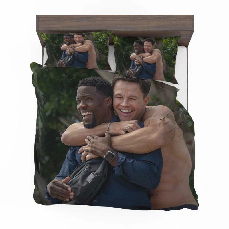Alternative view of Me Time Movie Kevin Hart Mark Wahlberg Bedding Set - Custom Bedding Set
