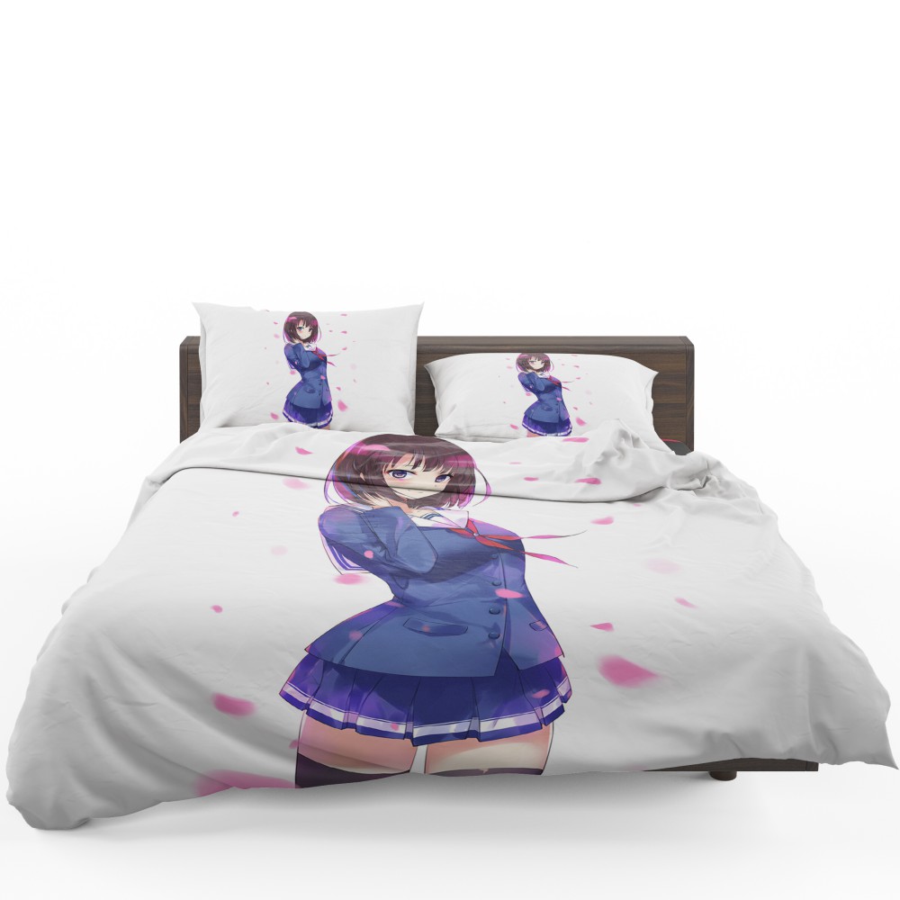 Megumi Kato Anime Girl Bedding Set - Custom Bedding Set